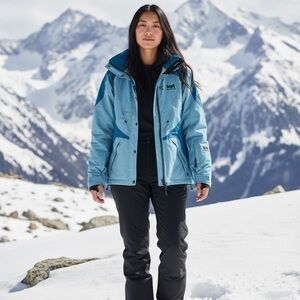 Helly Hansen Women's Light Blue Ski Jacket